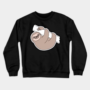 Sloth in cute Korean style Crewneck Sweatshirt